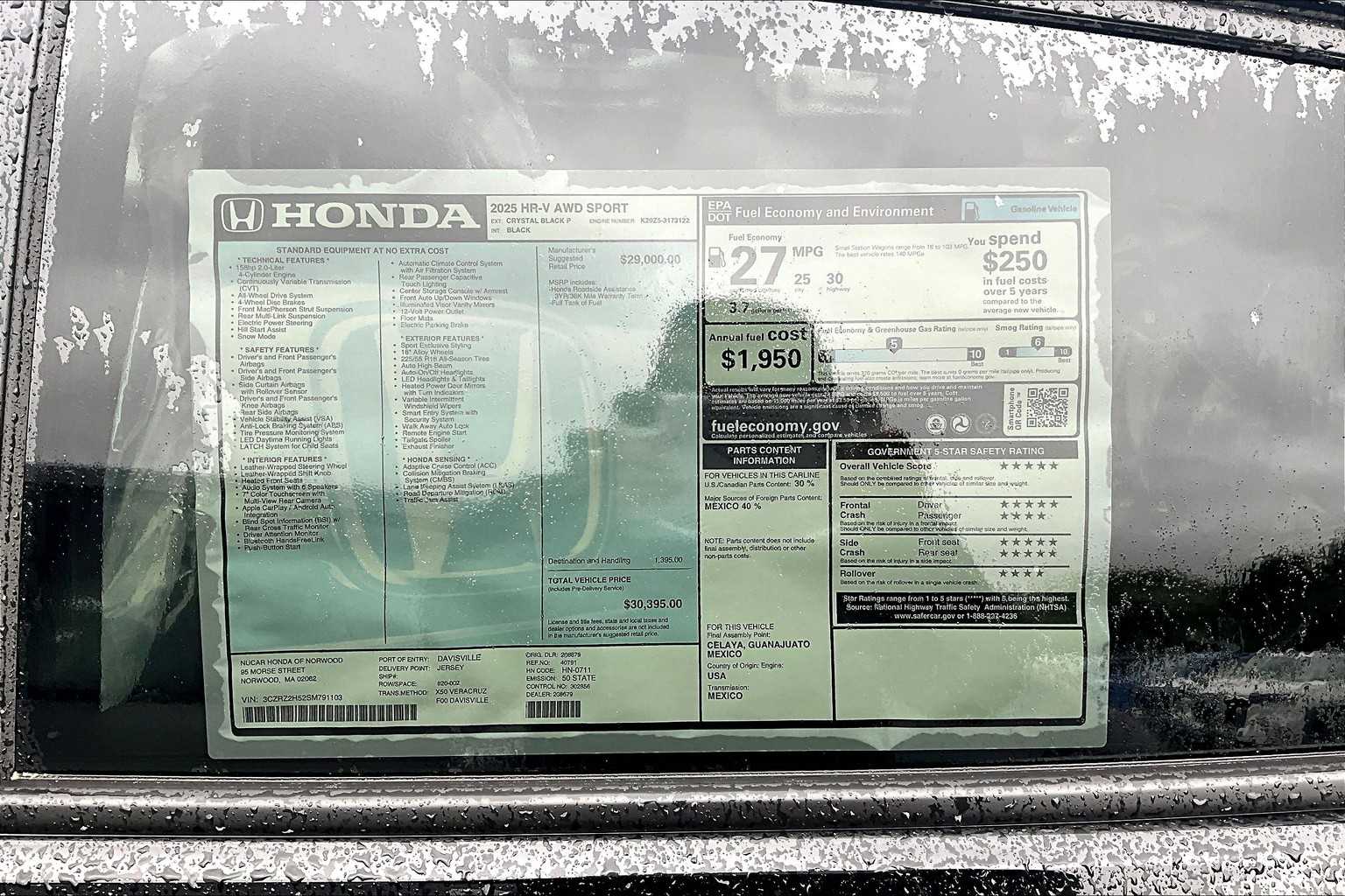 2025 Honda HR-V Sport - Photo 17
