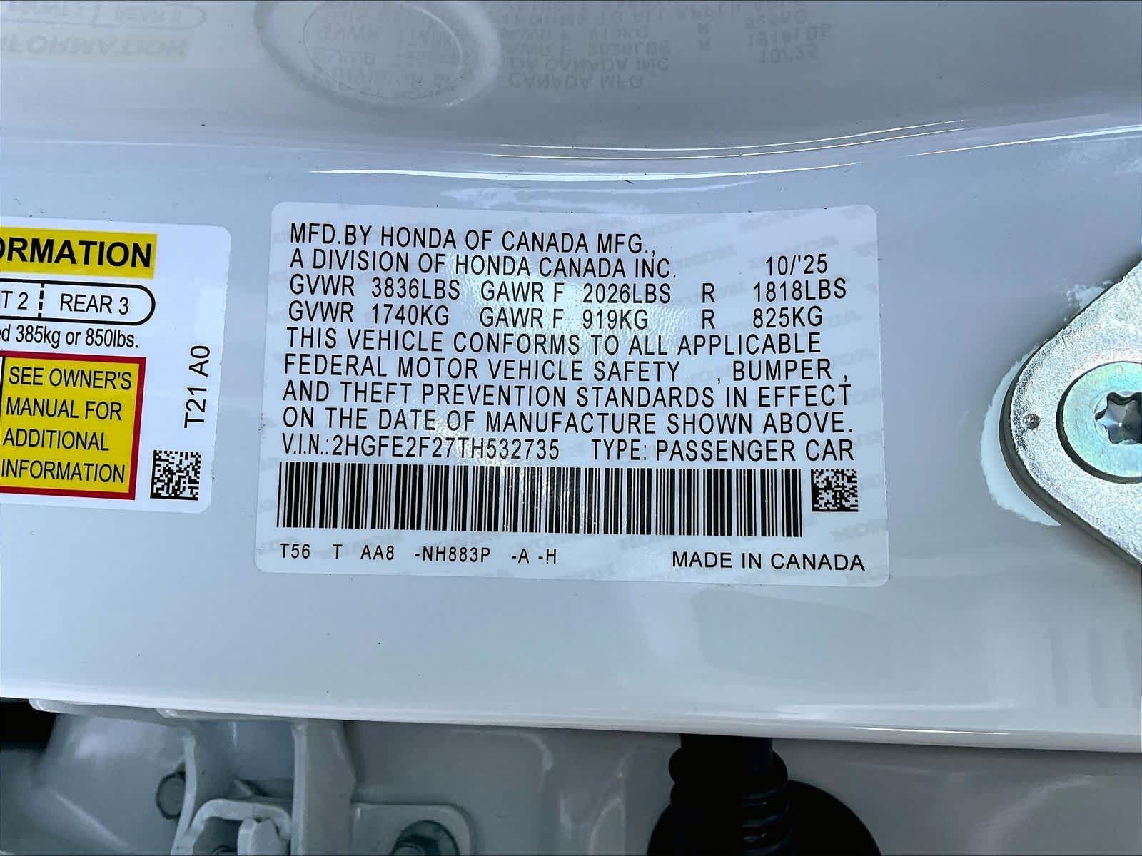 2026 Honda Civic LX - Photo 17