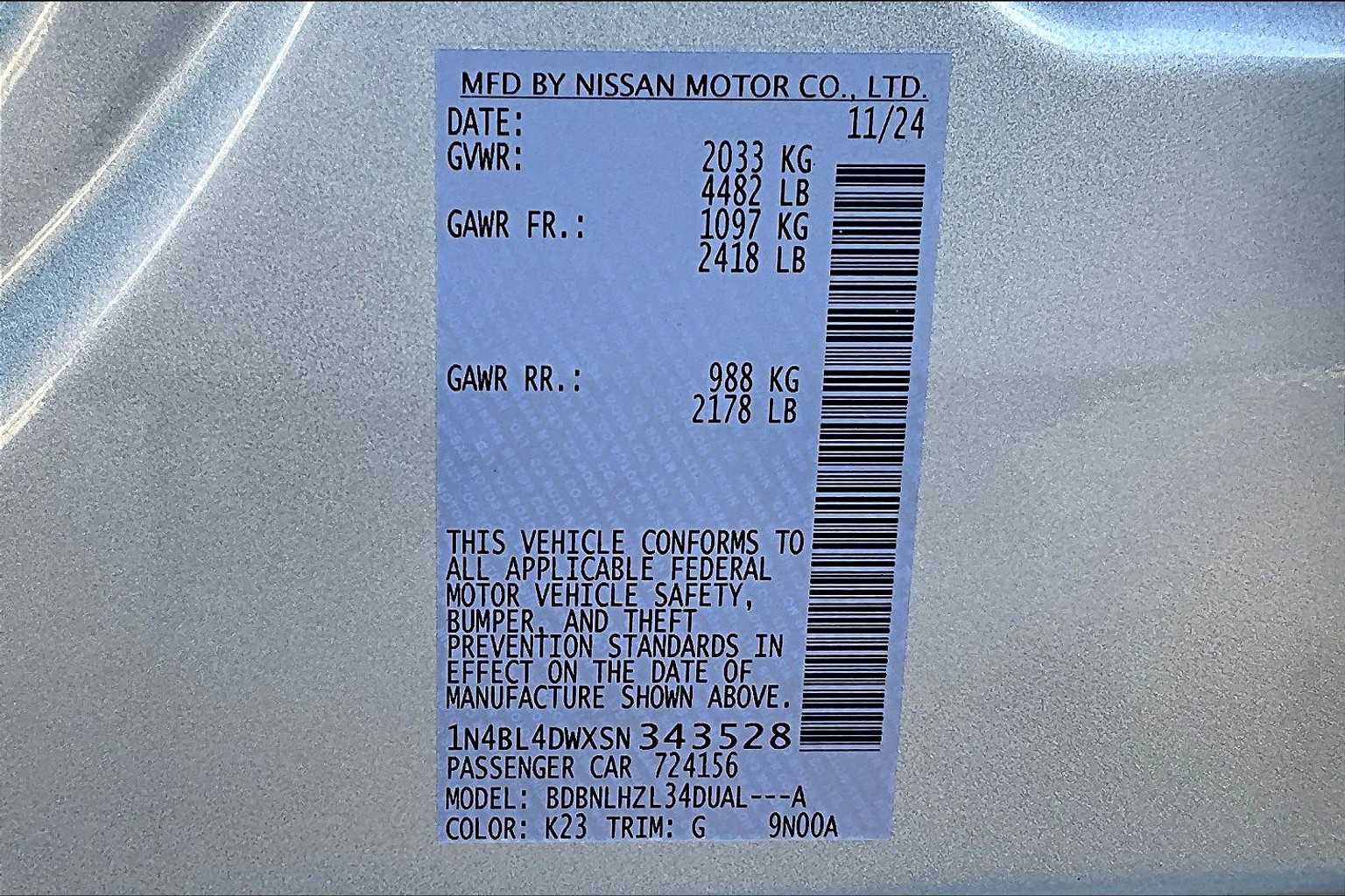 2025 Nissan Altima SV - Photo 17