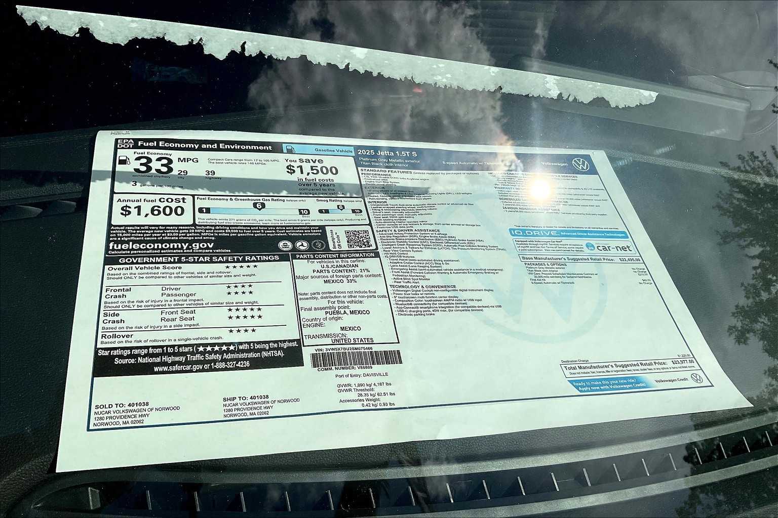 2025 Volkswagen Jetta S - Photo 18