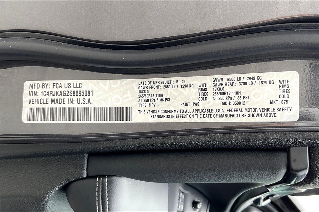 2025 Jeep Grand Cherokee L Altitude X - Photo 16