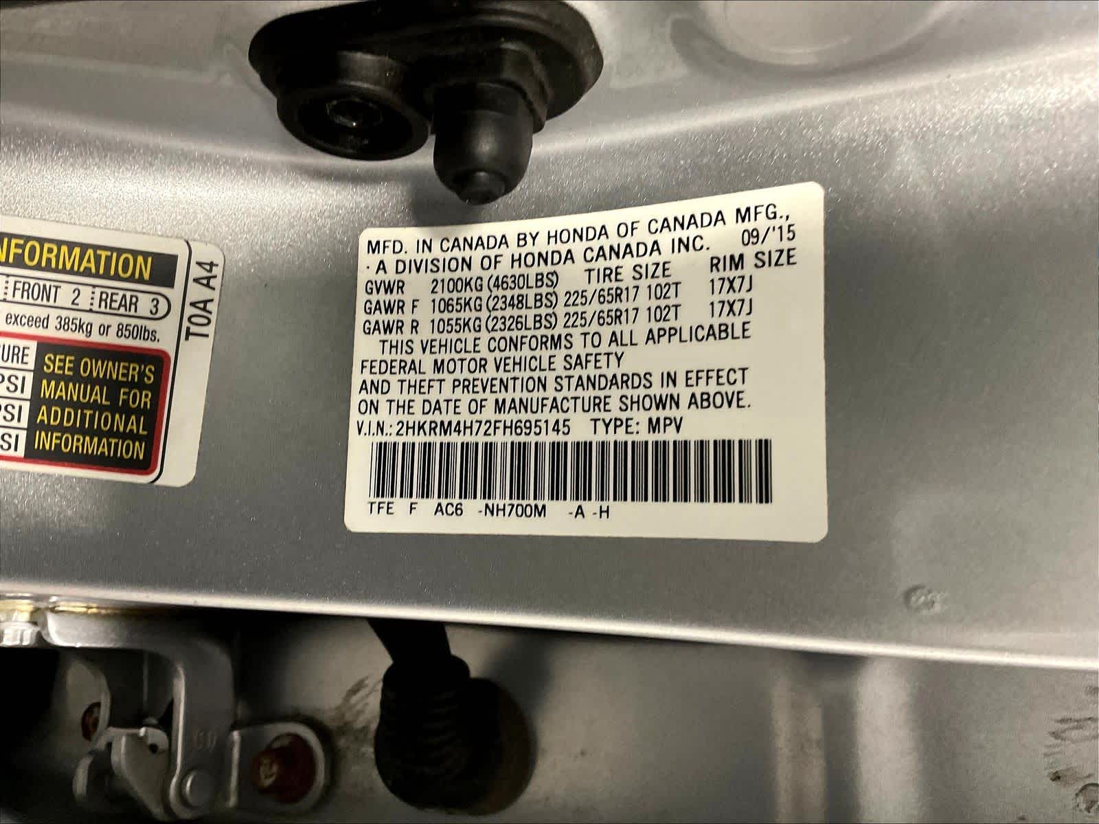 2015 Honda CR-V EX-L - Photo 36