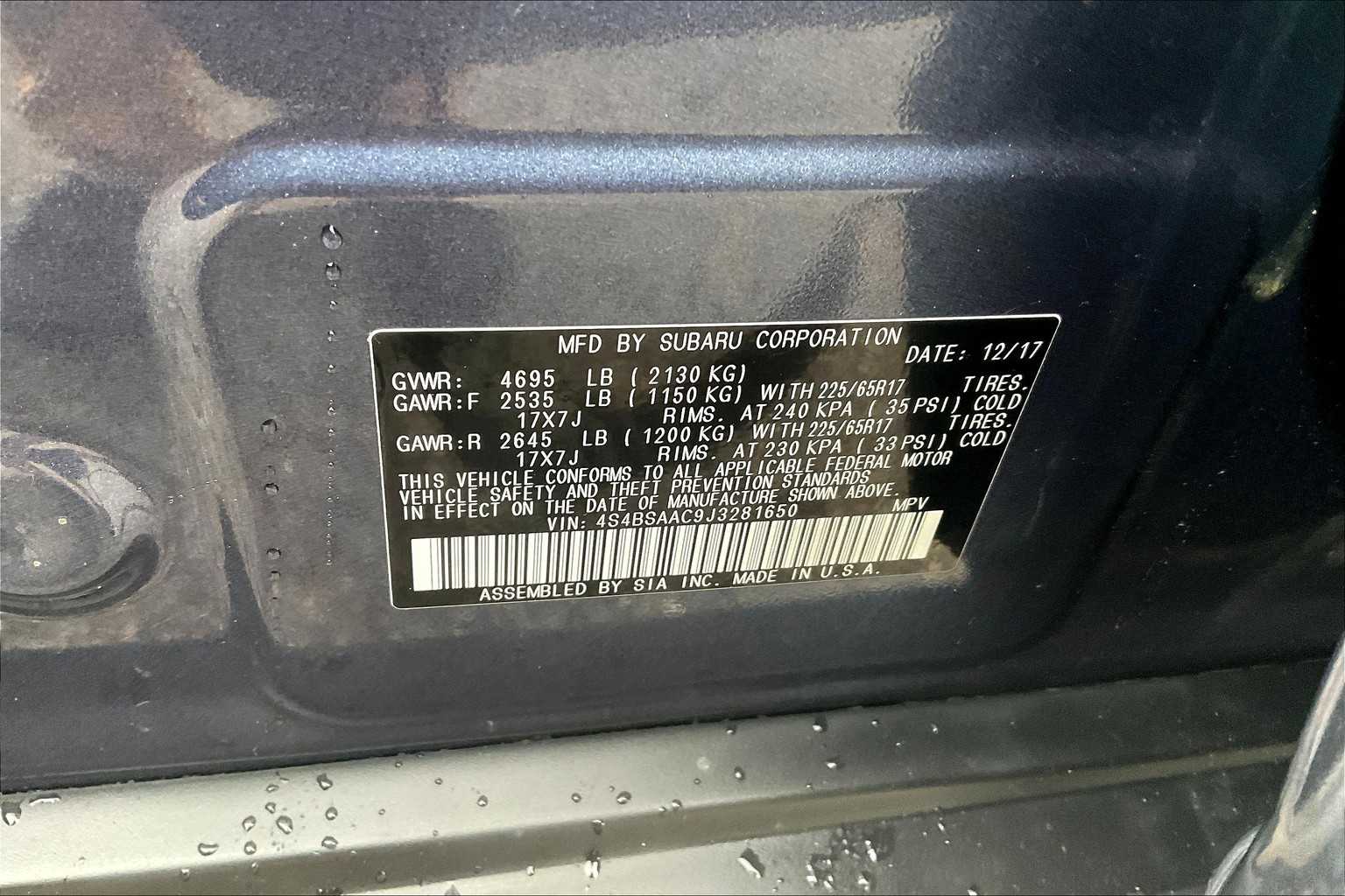 2018 Subaru Outback  - Photo 35