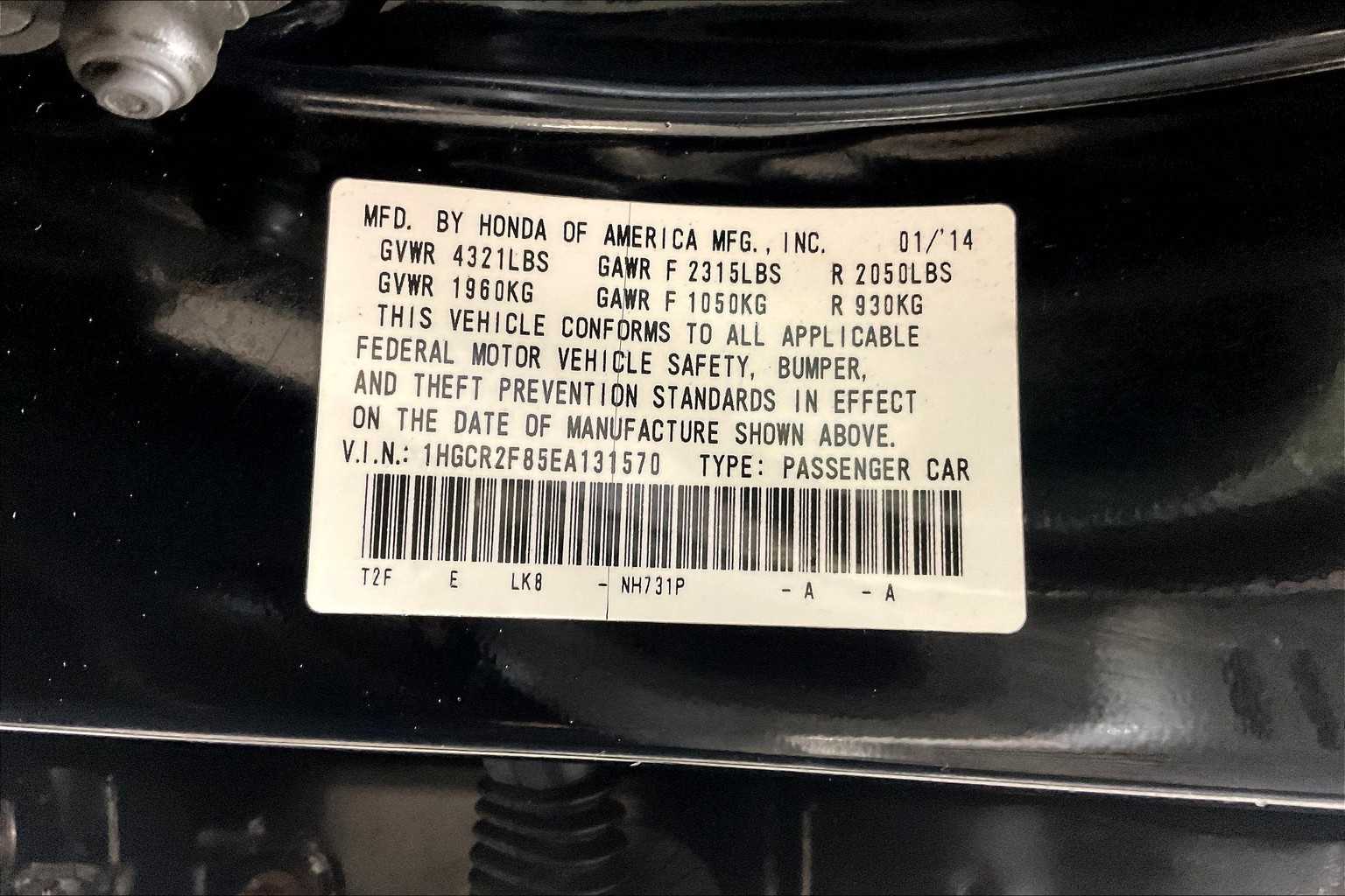 2014 Honda Accord EX-L - Photo 34