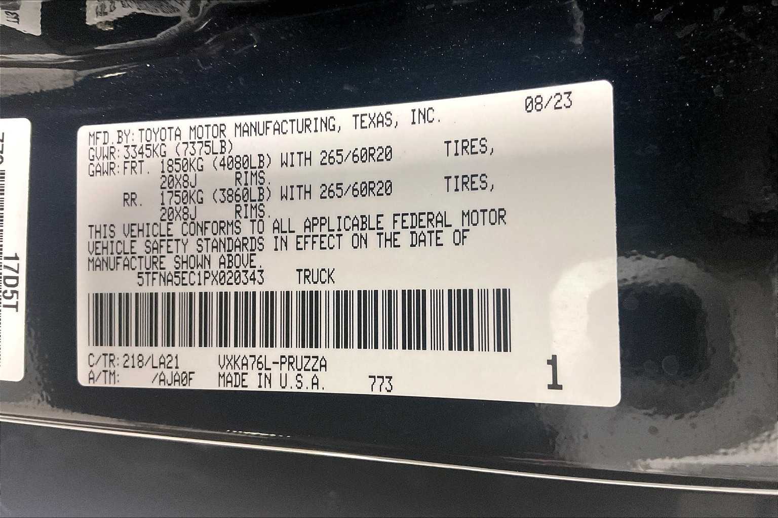 2023 Toyota Tundra Platinum - Photo 37