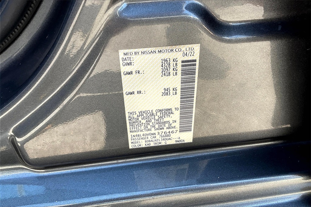 2022 Nissan Altima 2.5 SV - Photo 33