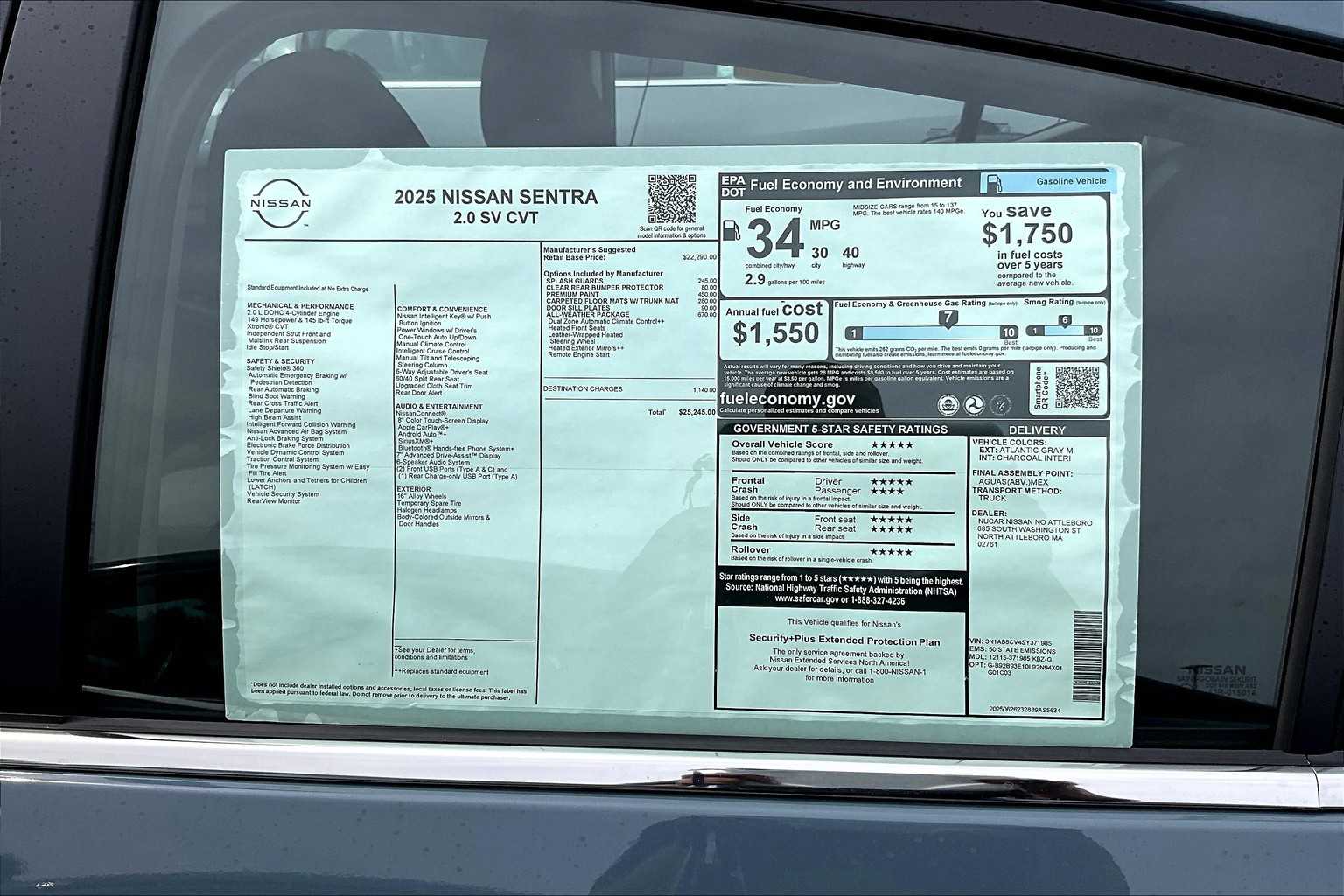 2025 Nissan Sentra SV - Photo 17