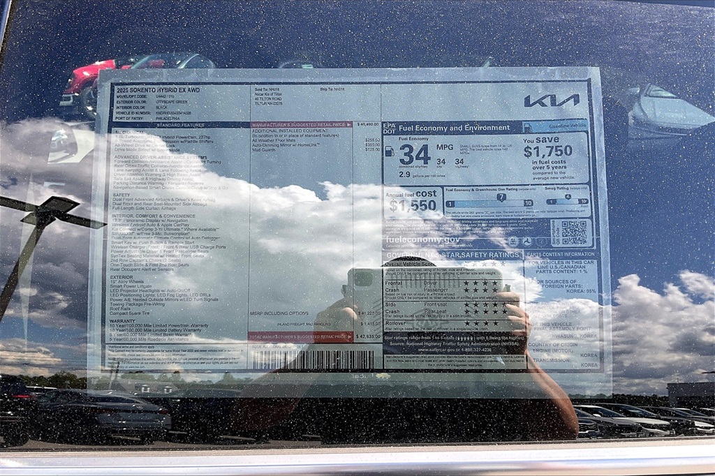 2025 Kia Sorento Hybrid EX - Photo 17