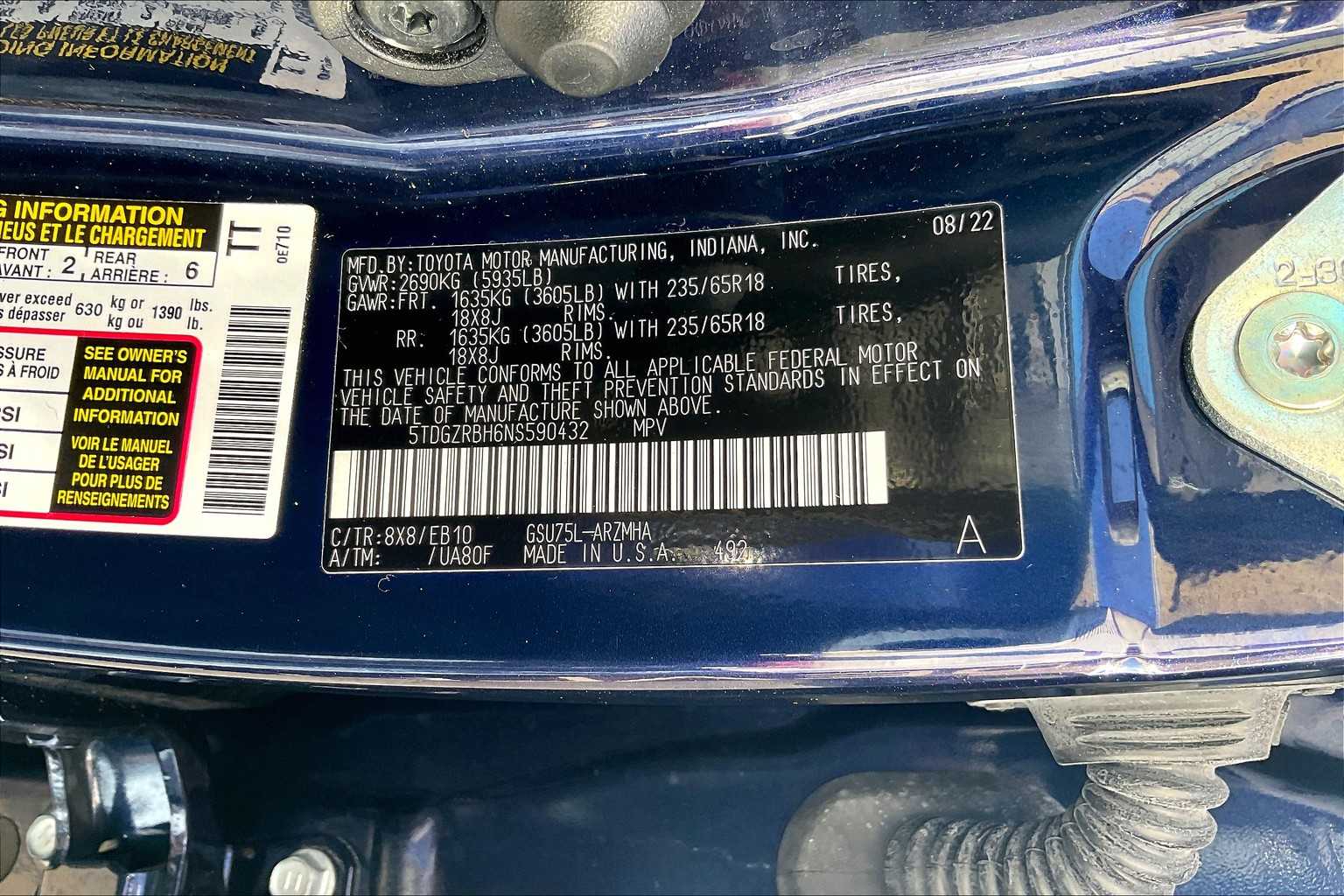 2022 Toyota Highlander XLE - Photo 36