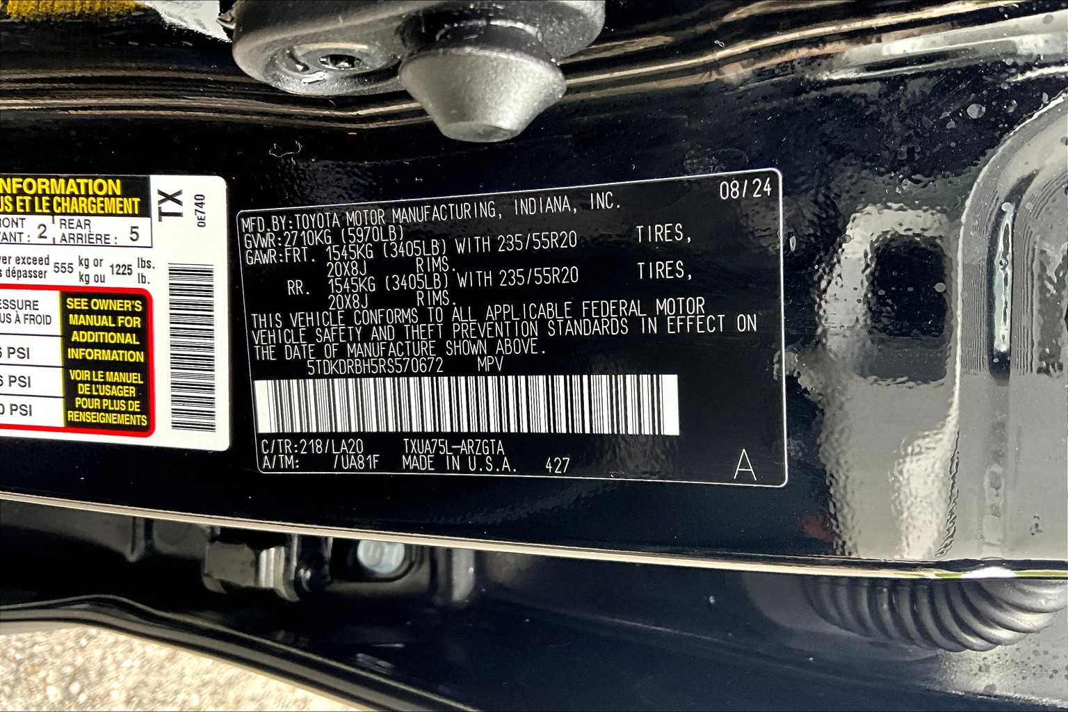 2024 Toyota Highlander Platinum - Photo 37