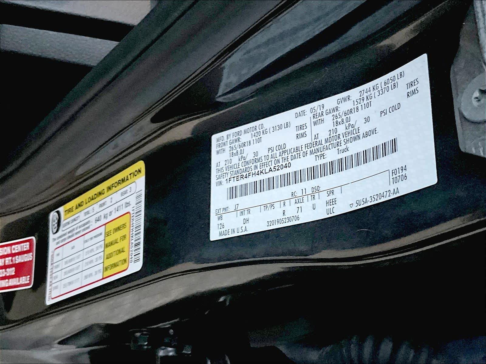 2019 Ford Ranger LARIAT - Photo 35