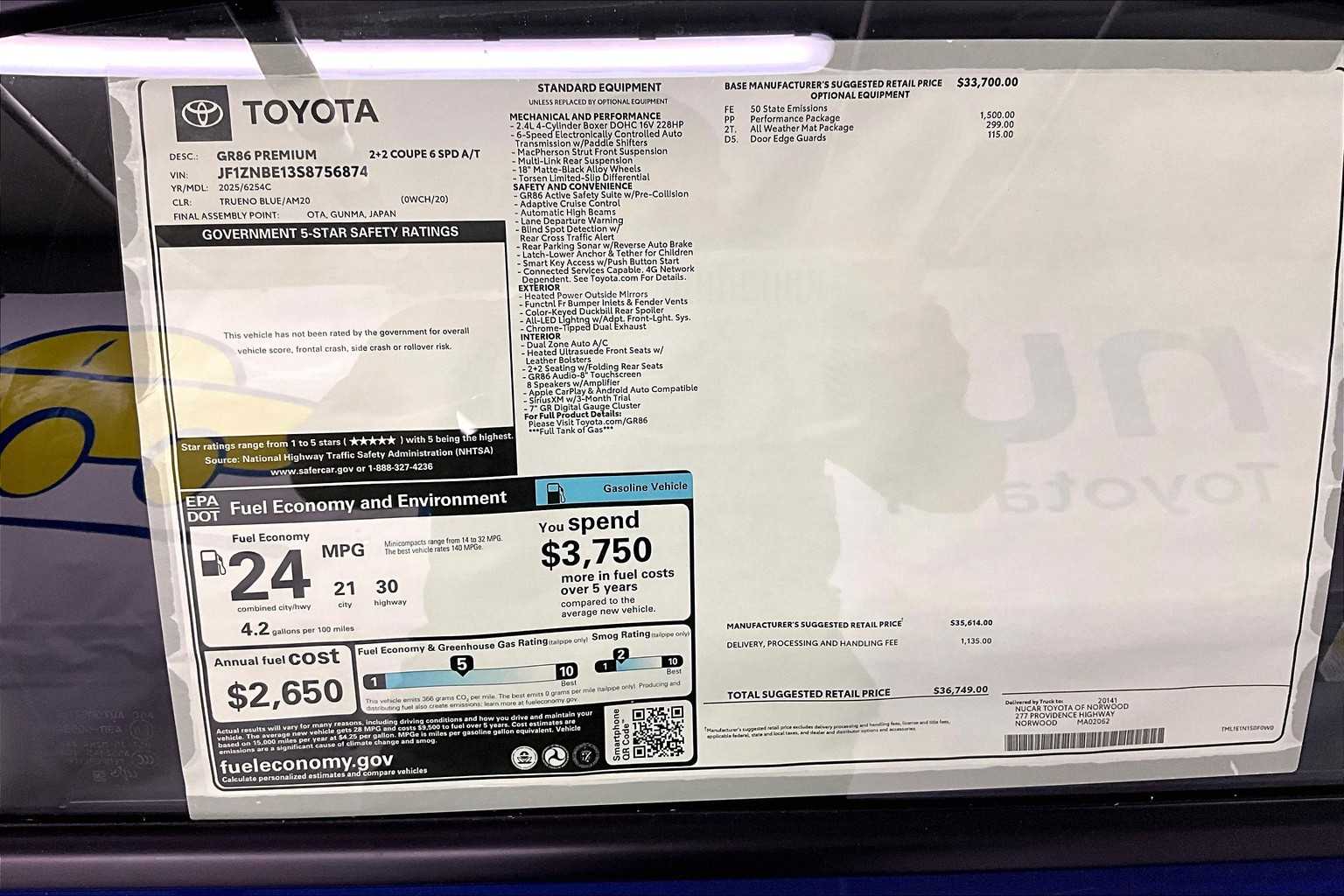 2025 Toyota GR86 Premium - Photo 15