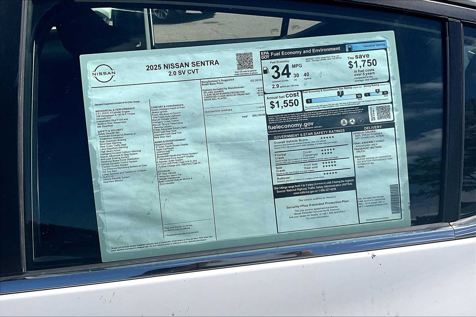 2025 Nissan Sentra SV - Photo 17
