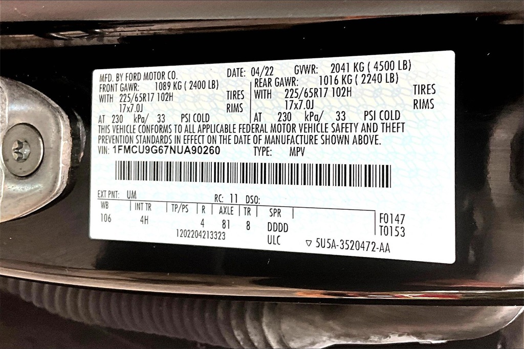 2022 Ford Escape SE - Photo 35