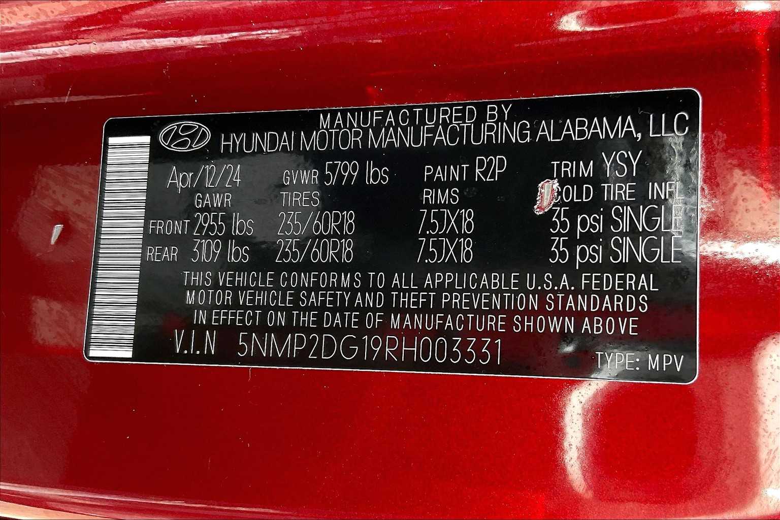 2024 Hyundai Santa Fe Hybrid SEL - Photo 35