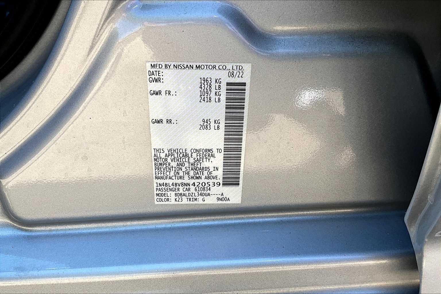2022 Nissan Altima 2.5 S - Photo 33