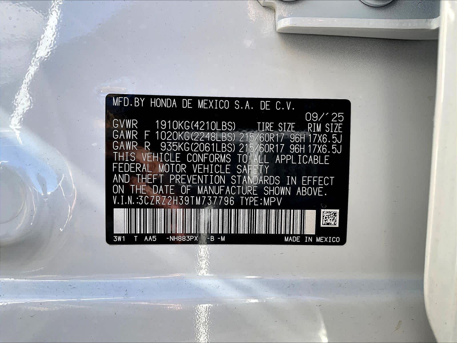 2026 Honda HR-V LX - Photo 17