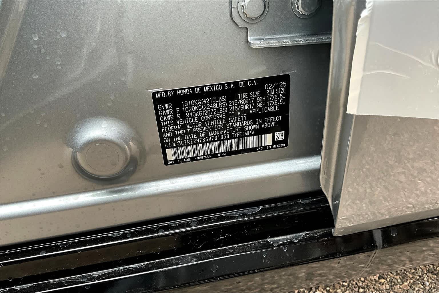 2025 Honda HR-V EX-L - Photo 18