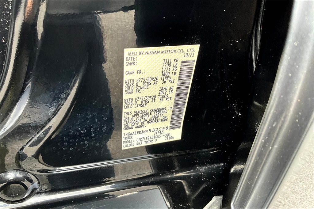 2021 Nissan Titan Platinum Reserve - Photo 37