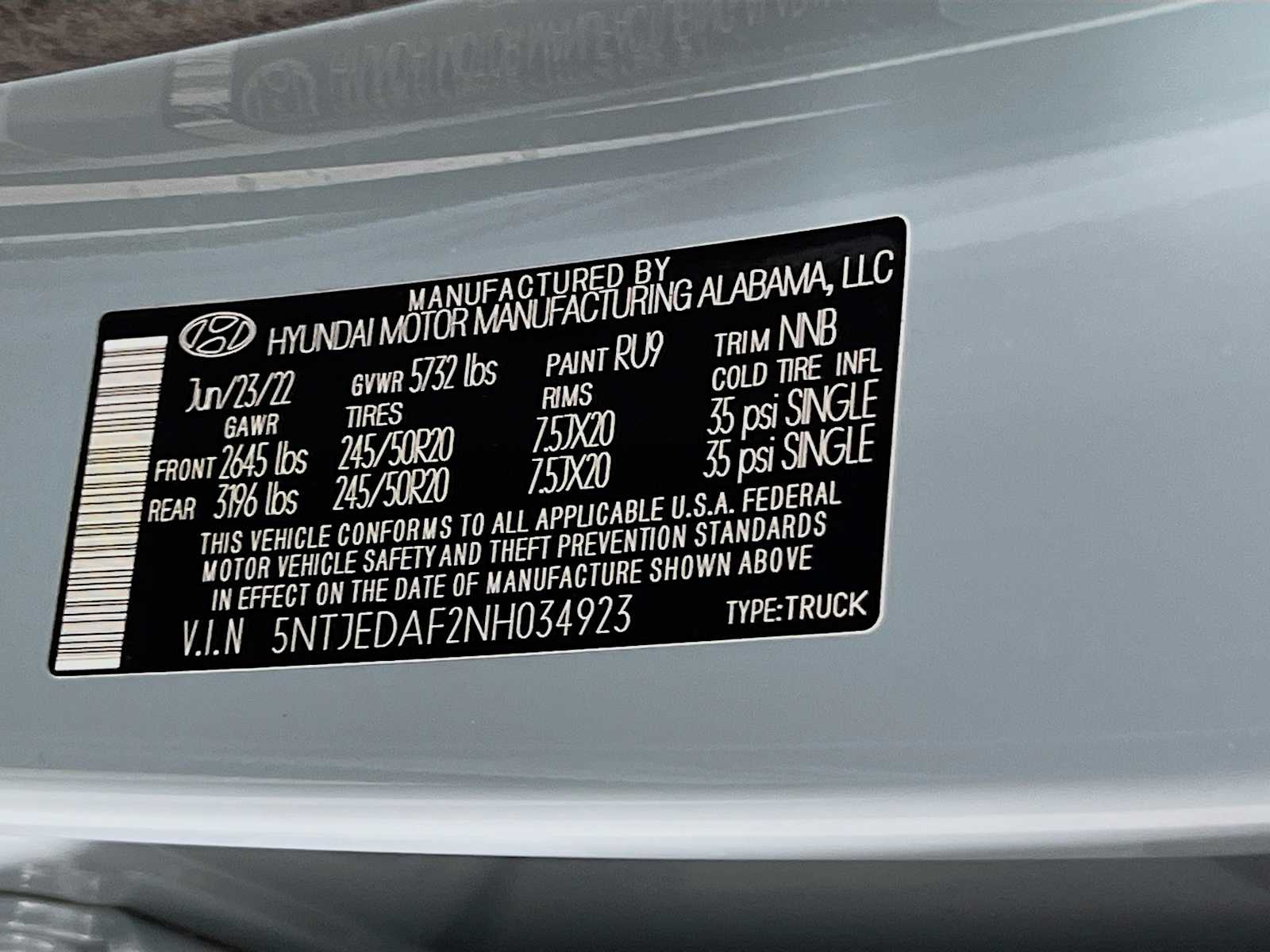2022 Hyundai Santa Cruz Limited - Photo 32