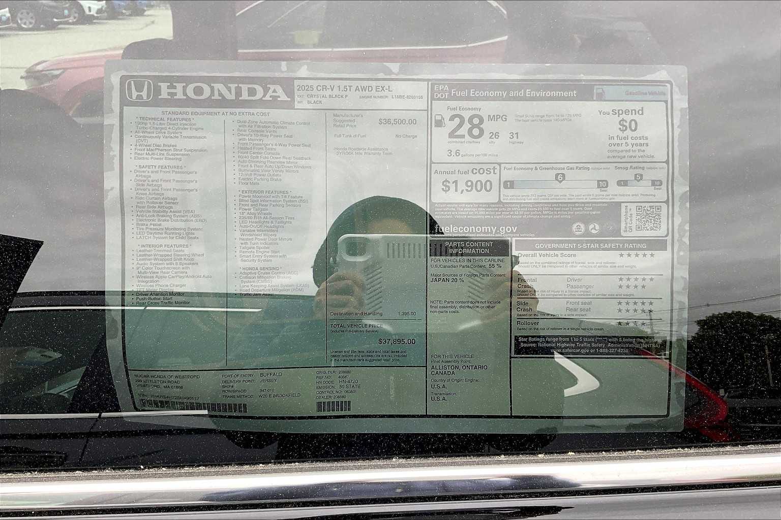 2025 Honda CR-V EX-L - Photo 17
