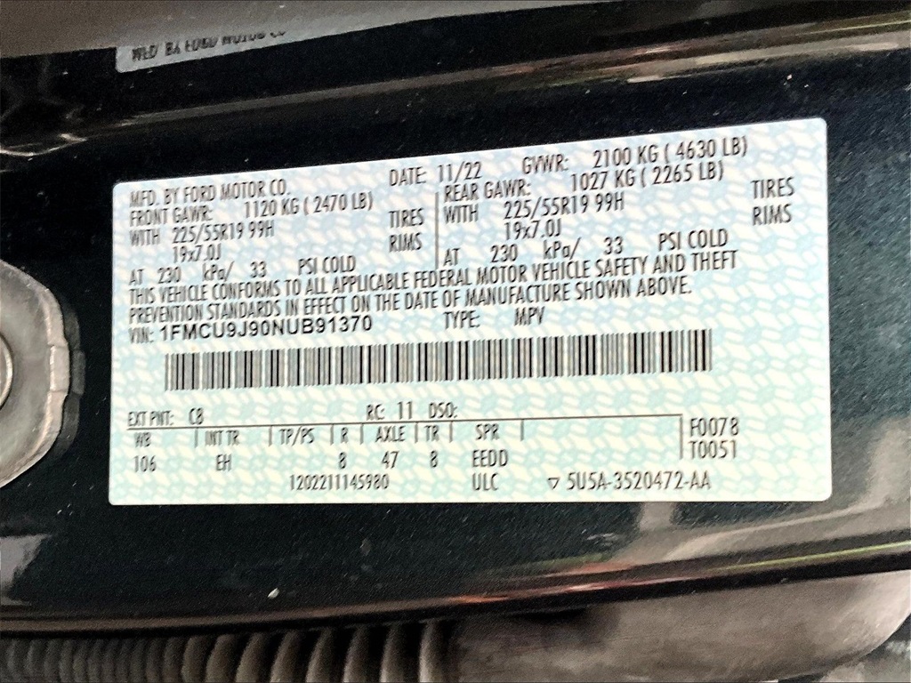 2022 Ford Escape Titanium - Photo 35