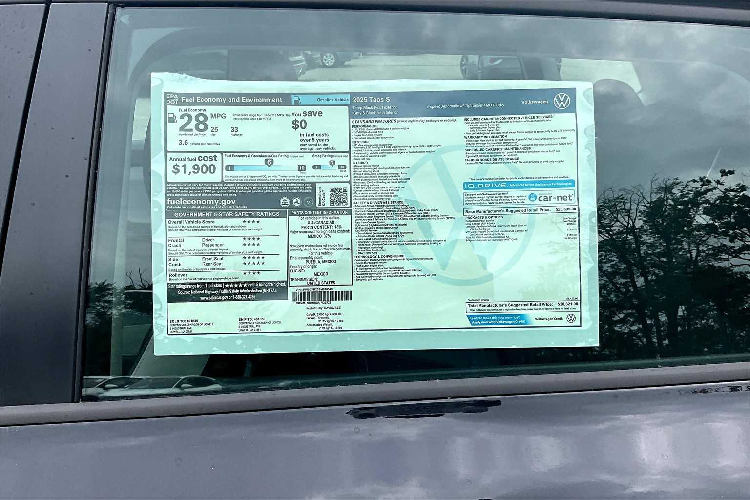 2025 Volkswagen Taos S - Photo 18