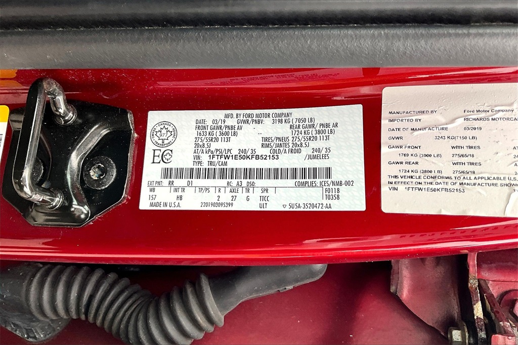 2019 Ford F-150 Lariat - Photo 33