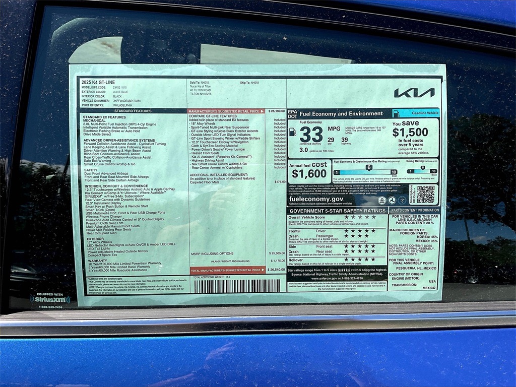 2025 Kia K4 GT-Line - Photo 16