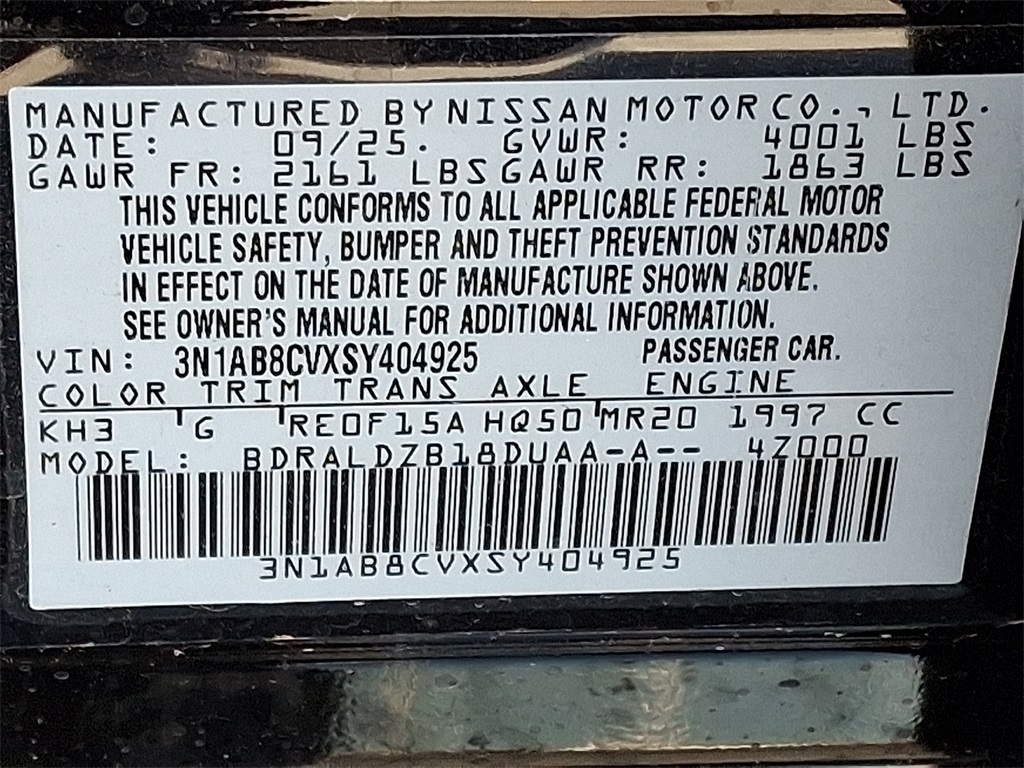 2025 Nissan Sentra SV - Photo 19