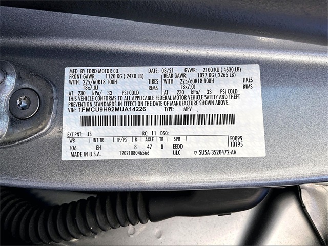 2021 Ford Escape SEL - Photo 33