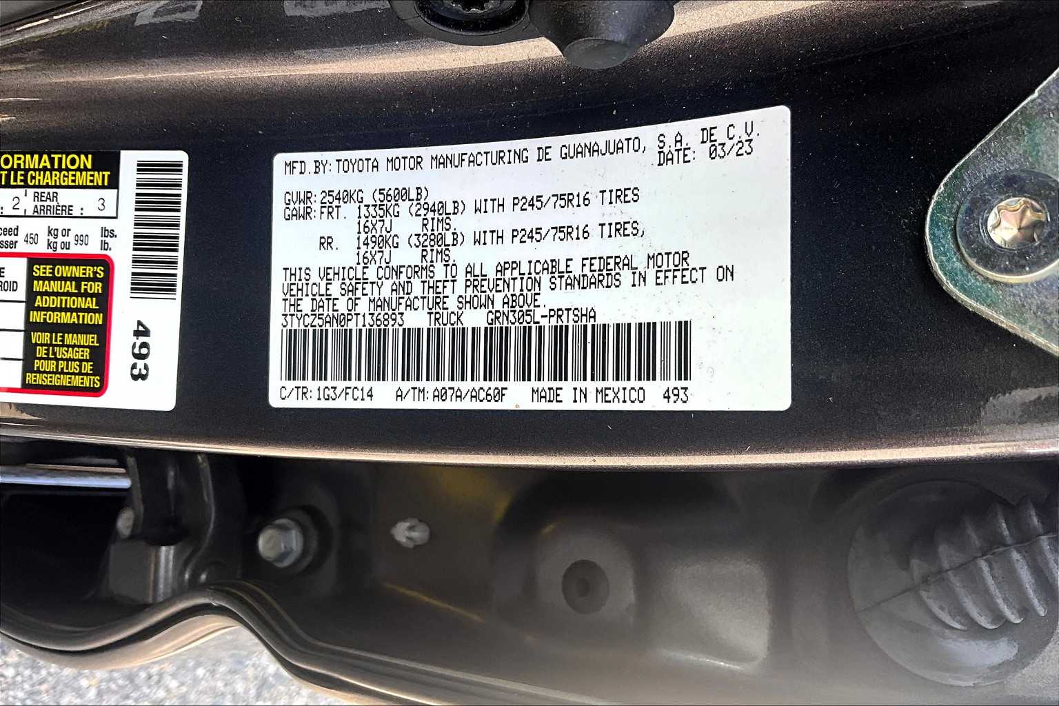 2023 Toyota Tacoma SR5 - Photo 36