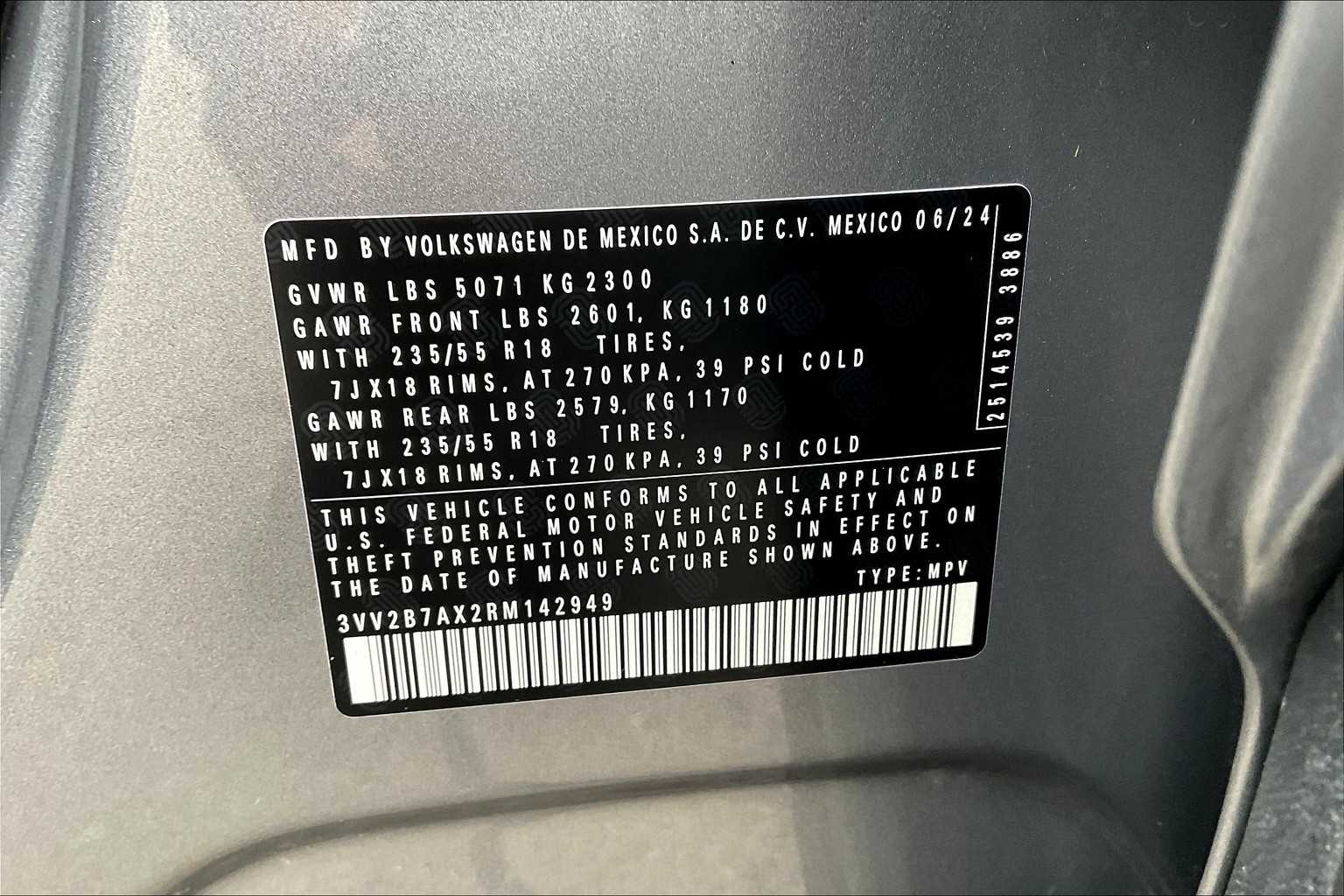 2024 Volkswagen Tiguan SE - Photo 34