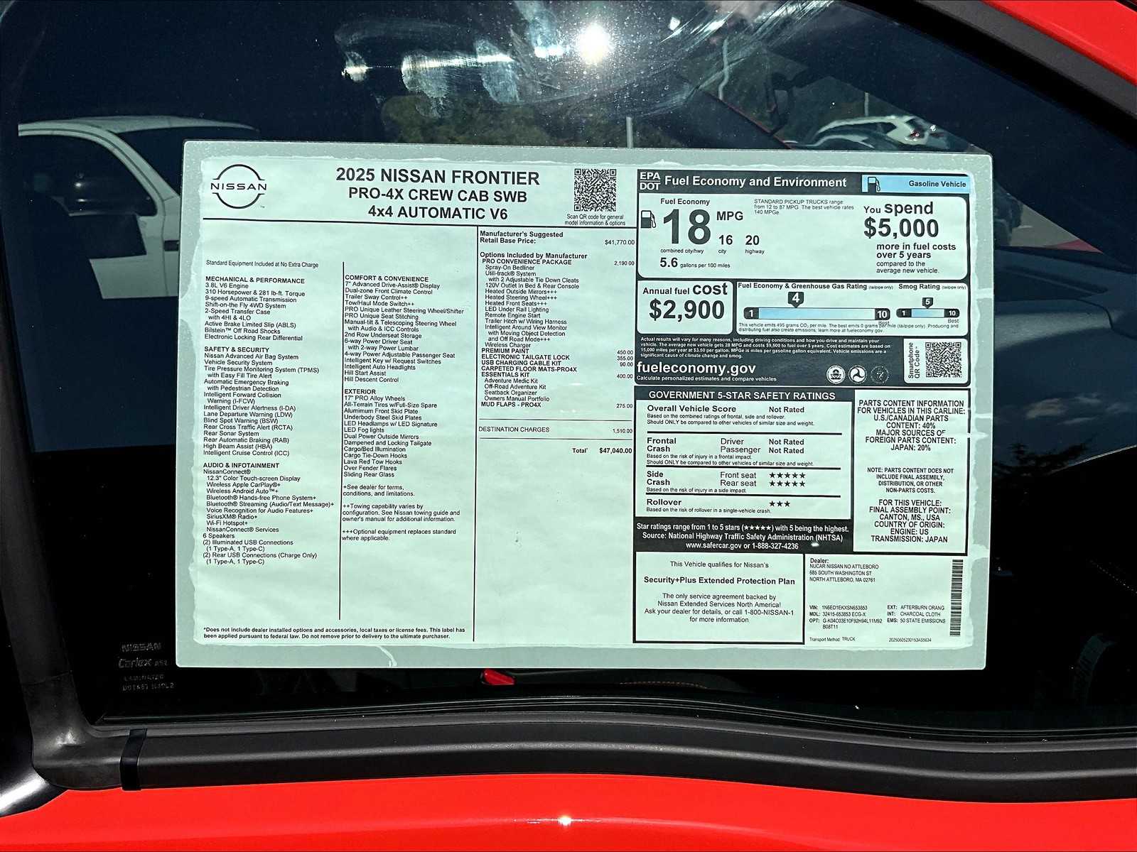 2025 Nissan Frontier PRO-4X - Photo 17