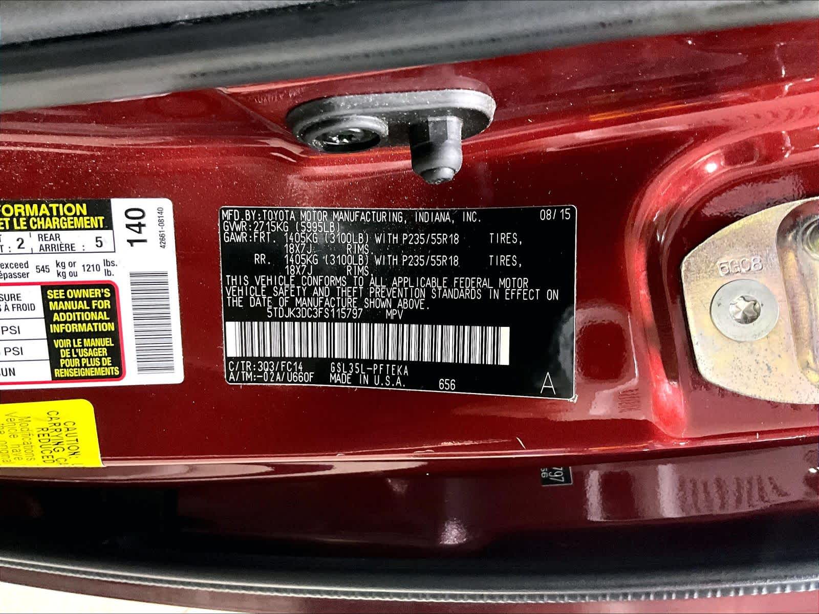 2015 Toyota Sienna LE - Photo 6