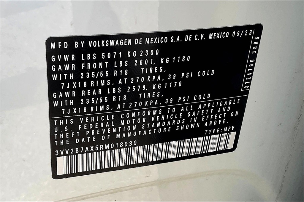 2024 Volkswagen Tiguan 2.0T SE - Photo 31