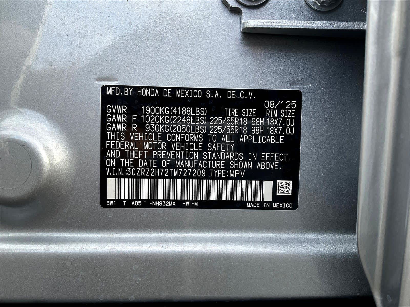 2026 Honda HR-V EX-L - Photo 17