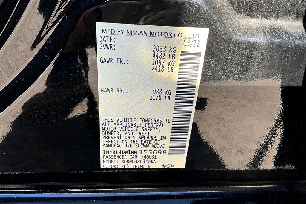 2022 Nissan Altima 2.5 SV - Photo 33