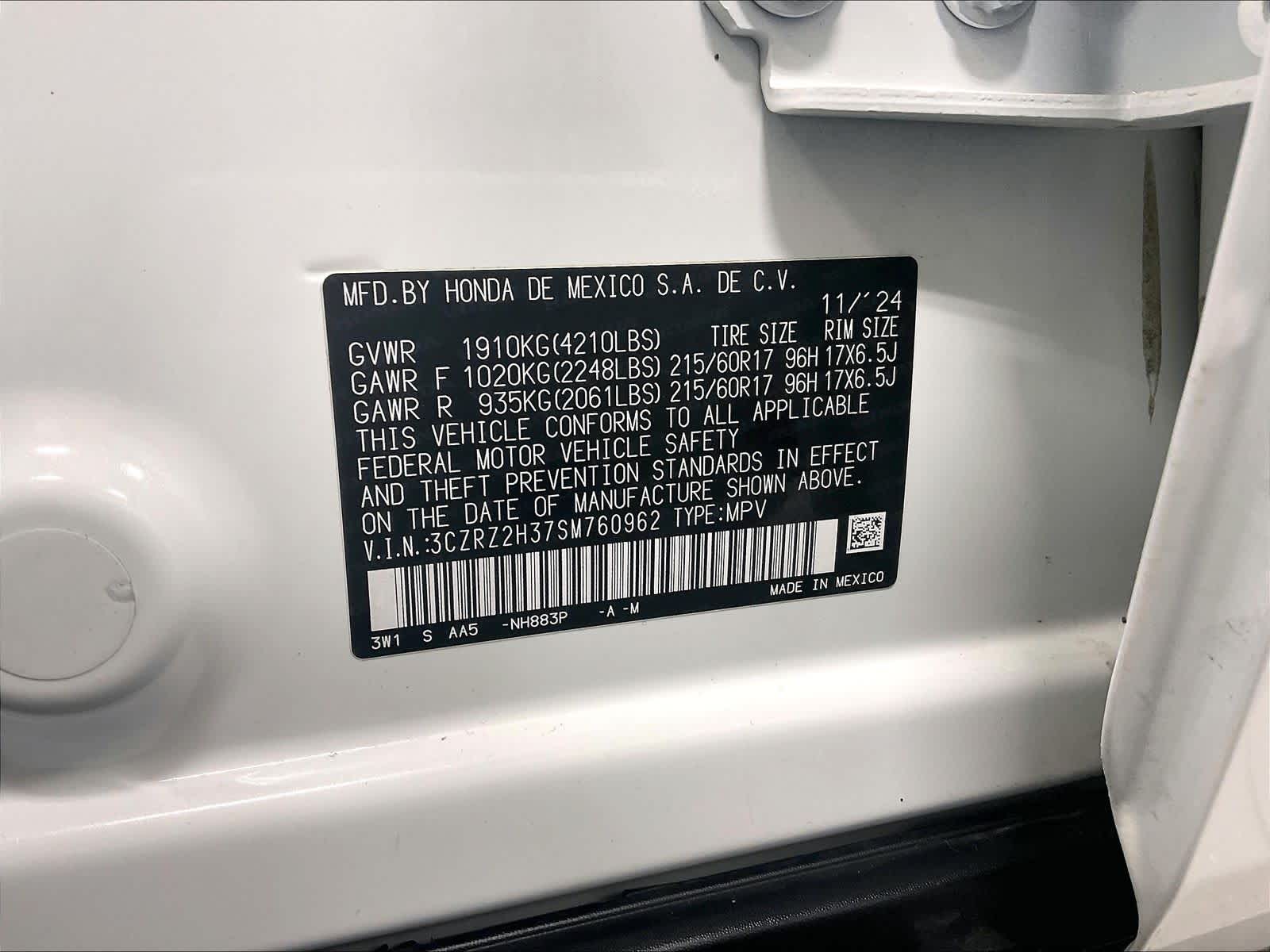 2025 Honda HR-V LX - Photo 35