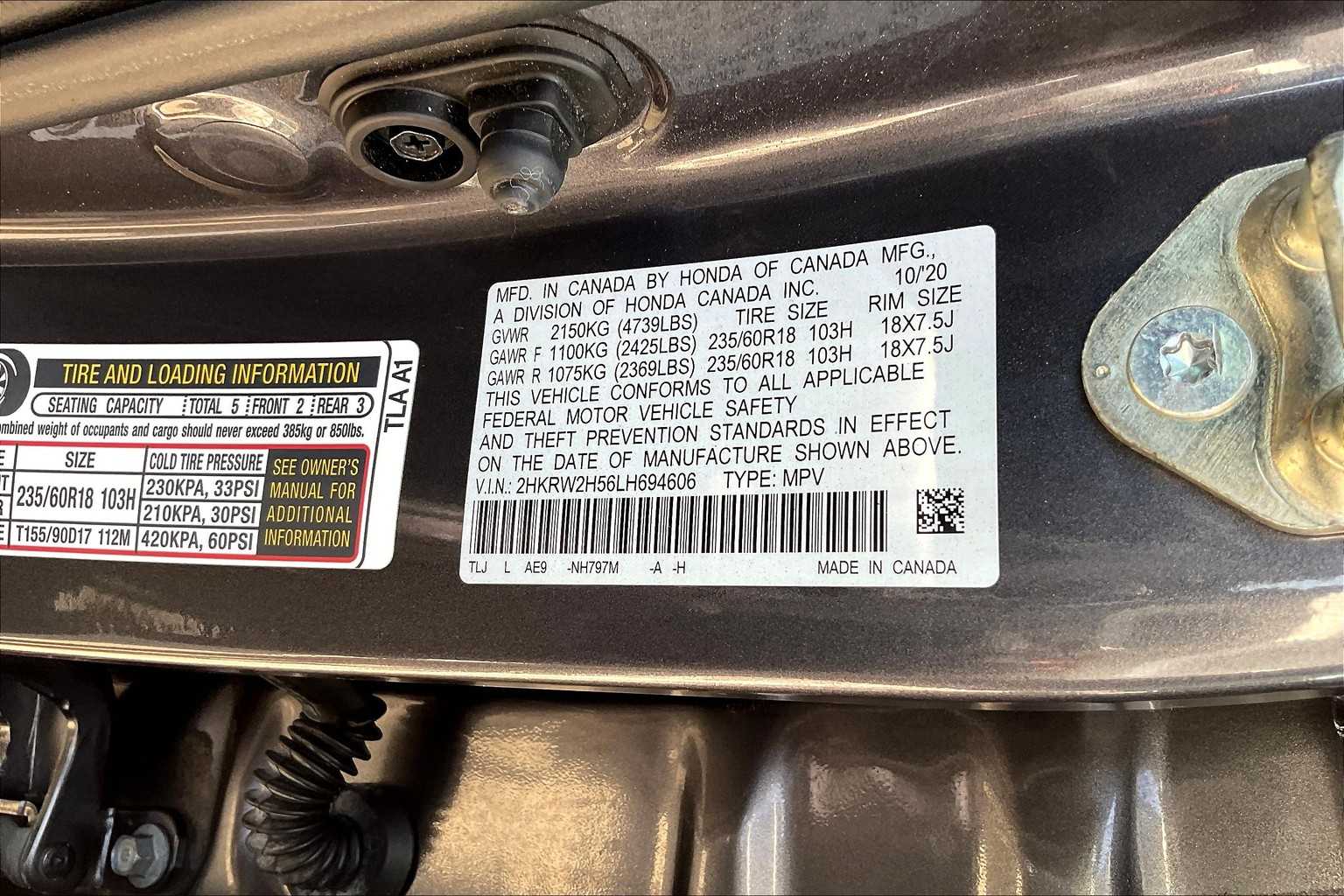 2020 Honda CR-V EX - Photo 34