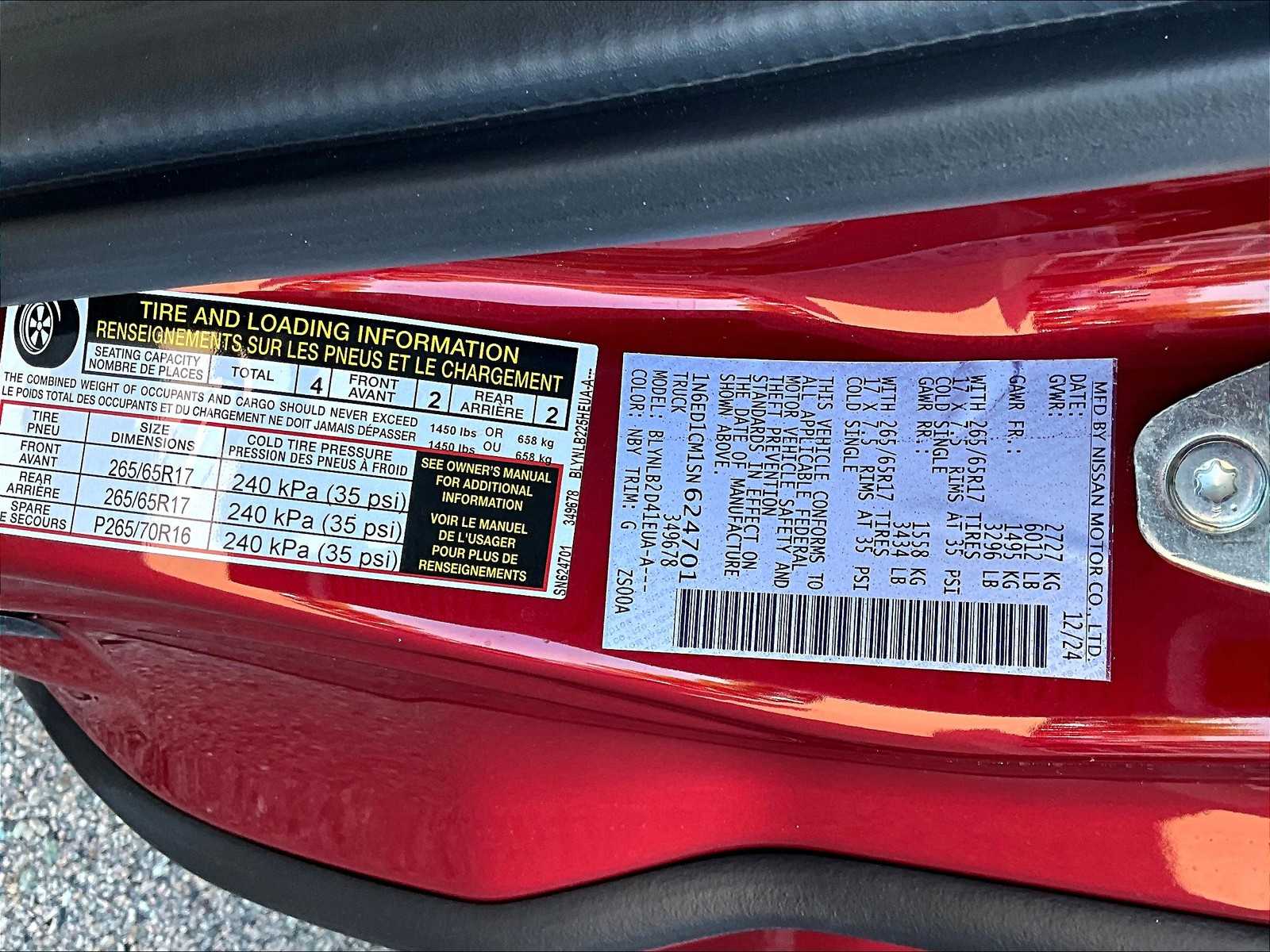 2025 Nissan Frontier SV - Photo 24
