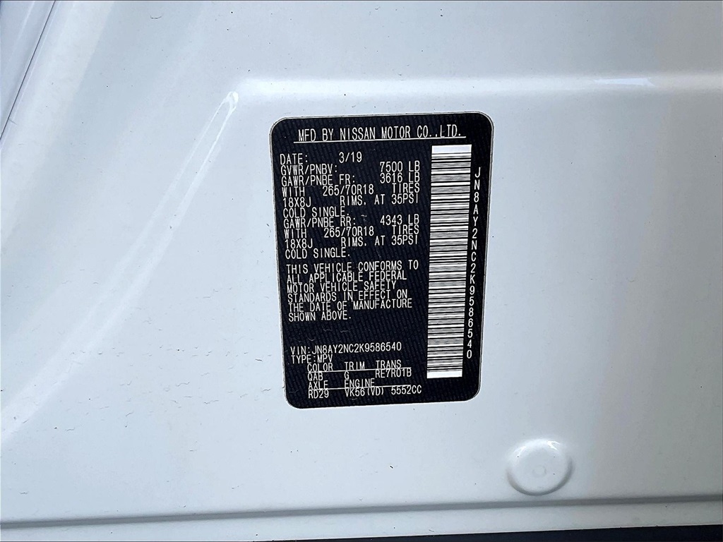 2019 Nissan Armada SV - Photo 32