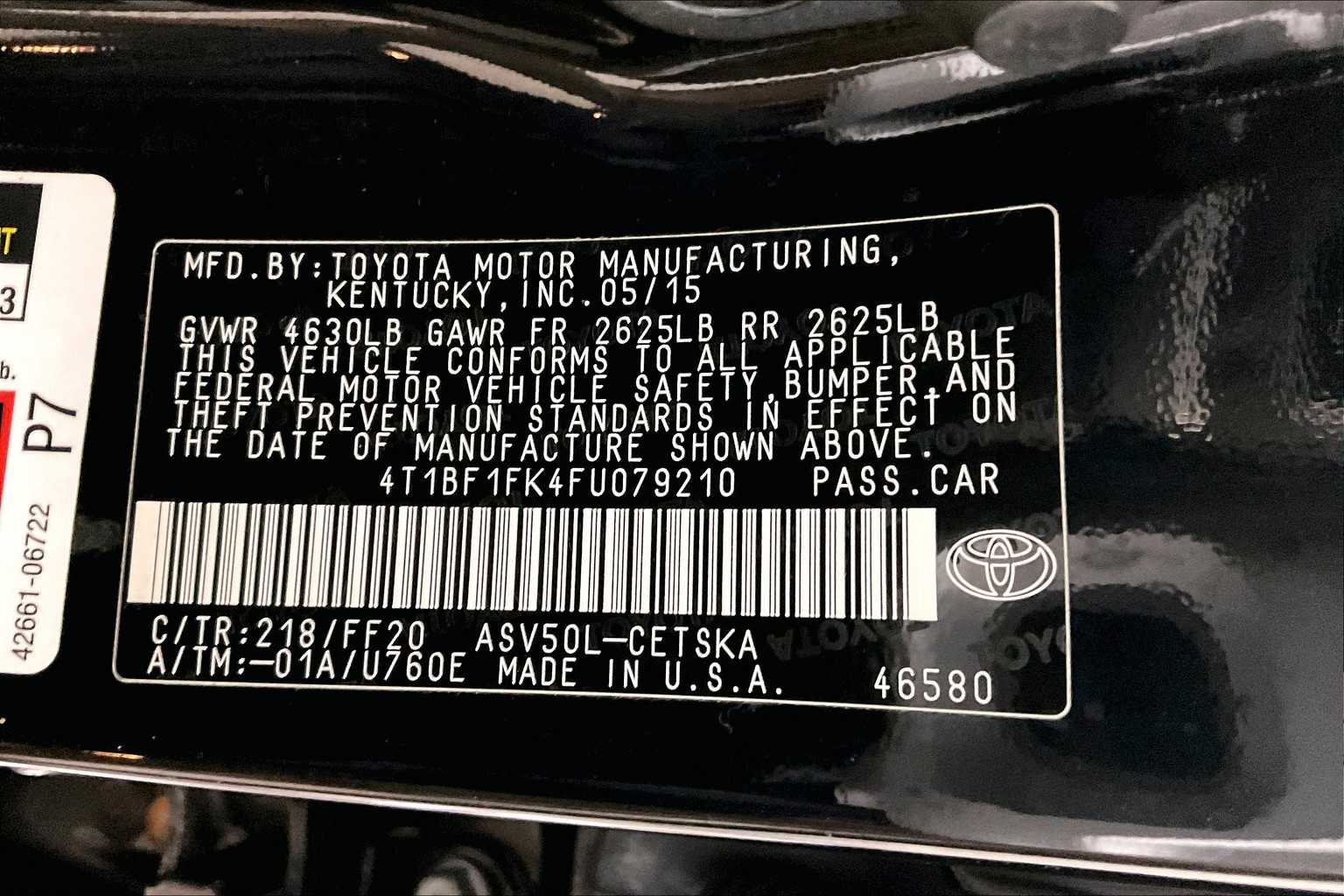 2015 Toyota Camry SE - Photo 35