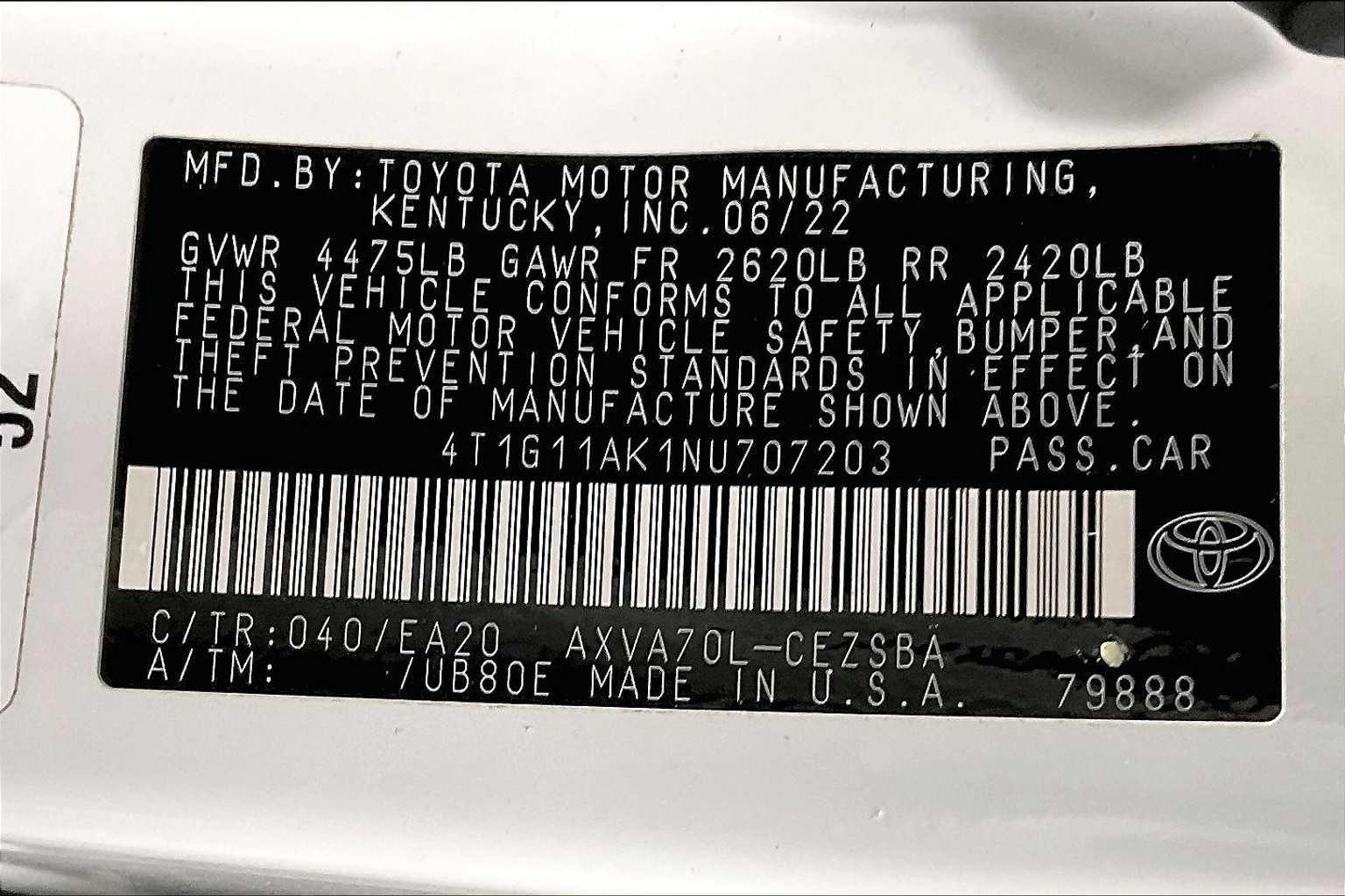 2022 Toyota Camry SE - Photo 35