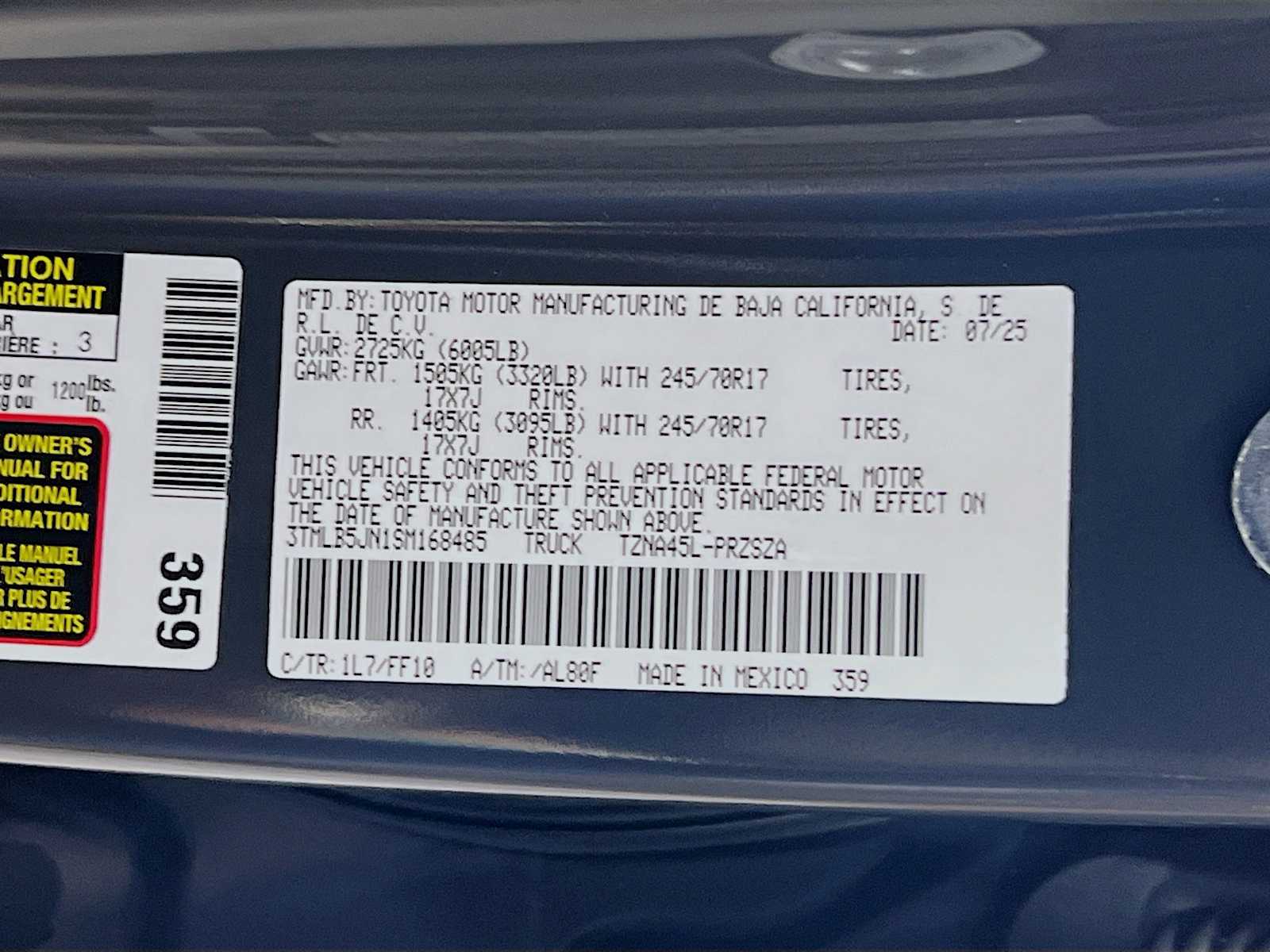 2025 Toyota Tacoma SR5 - Photo 19