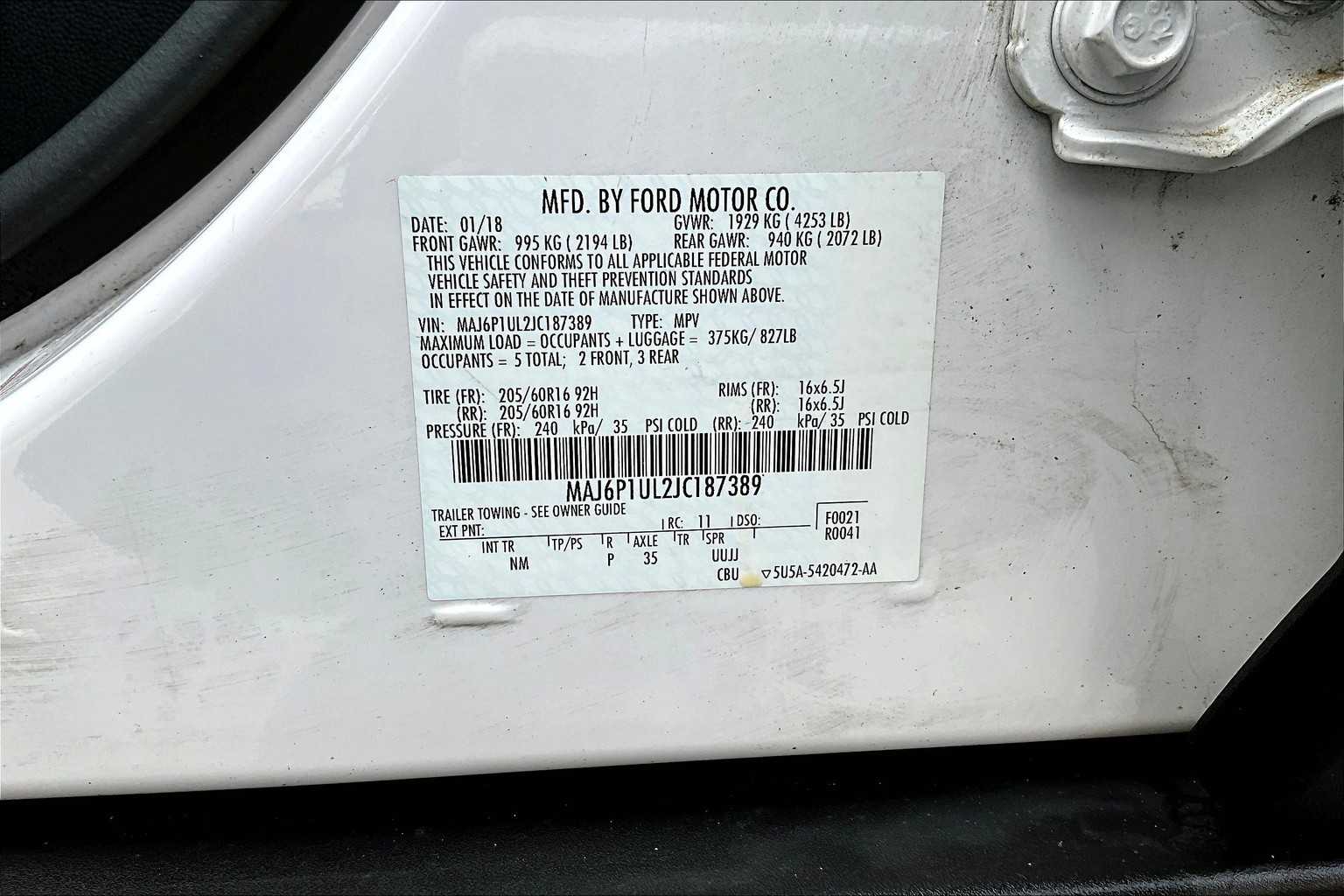 2018 Ford EcoSport SE - Photo 34