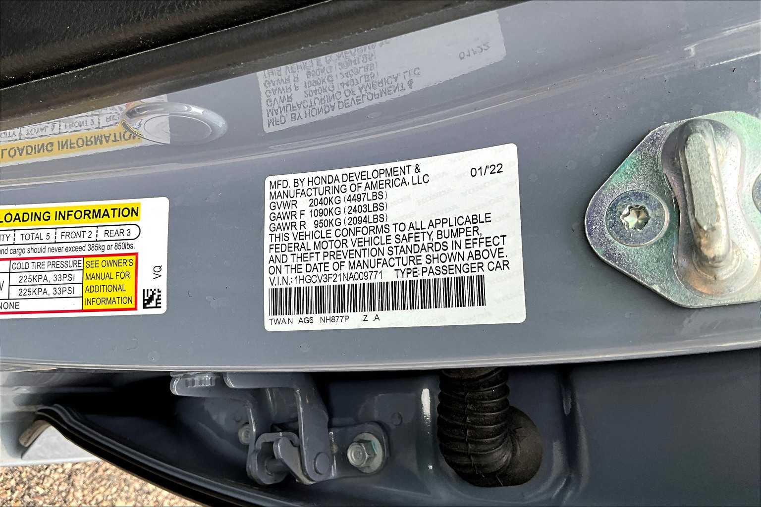 2022 Honda Accord Hybrid Sport - Photo 33