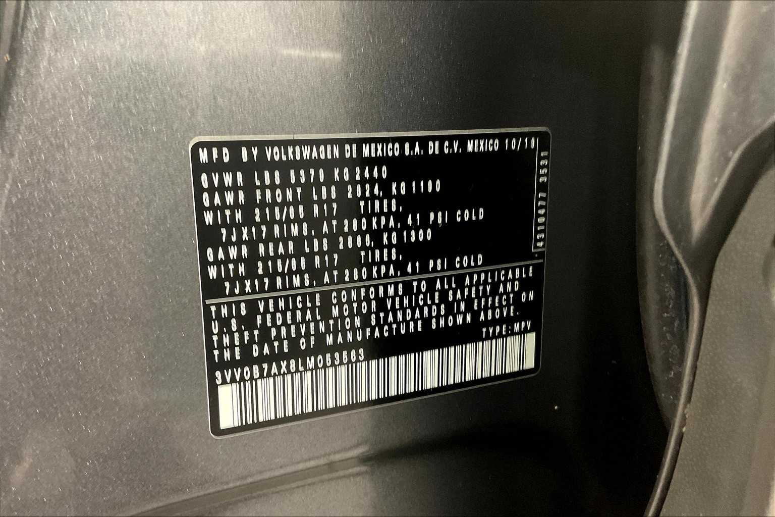 2020 Volkswagen Tiguan S - Photo 34