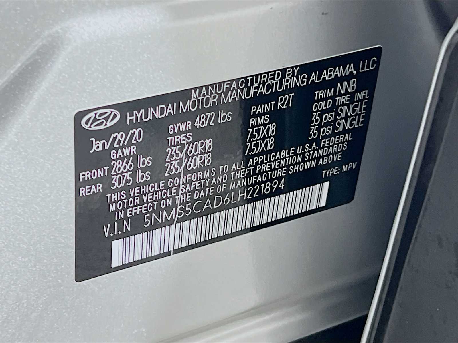 2020 Hyundai Santa Fe Limited - Photo 33