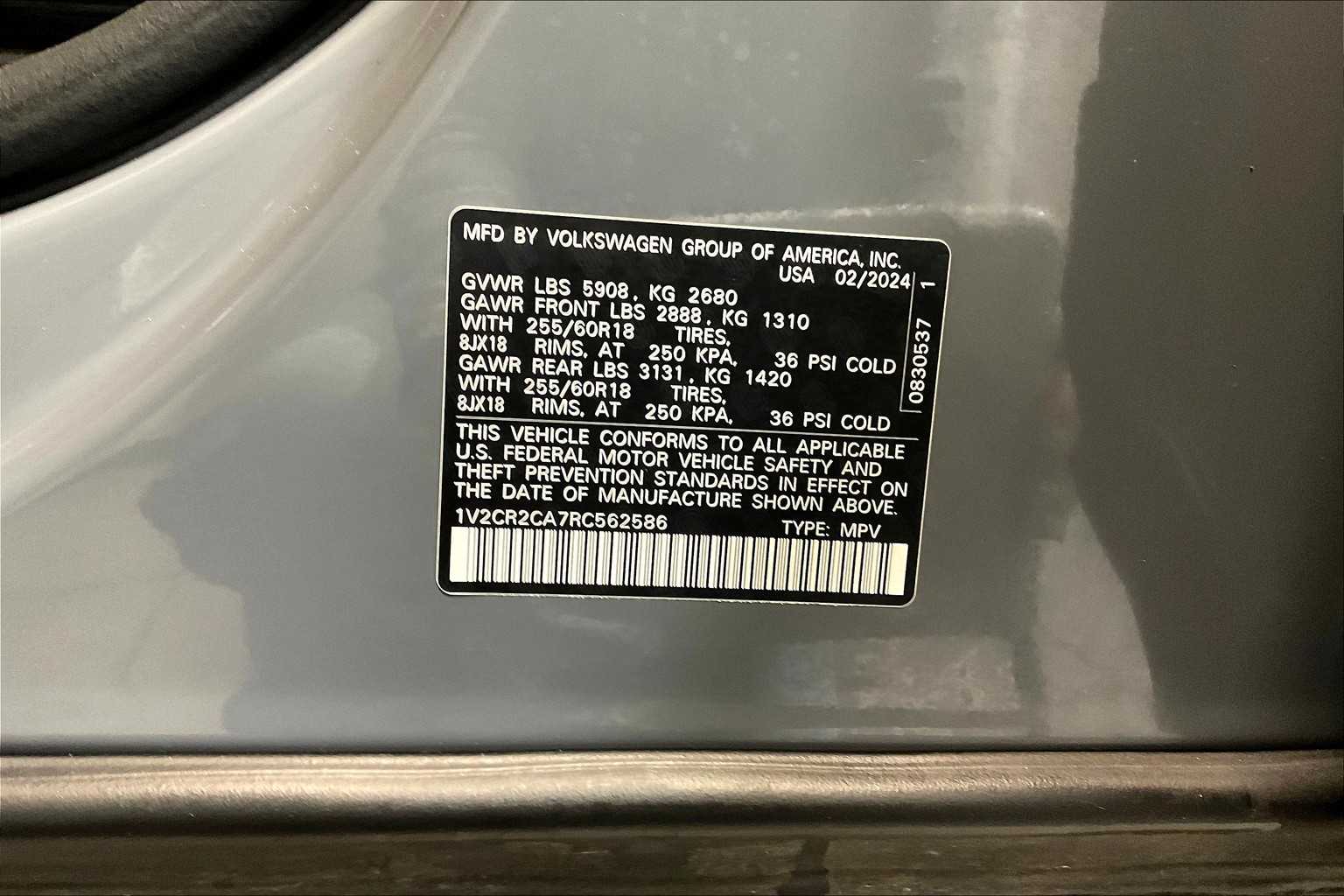 2024 Volkswagen Atlas 2.0T Peak Edition SE w/Technology - Photo 36